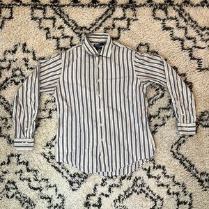 Polo Ralph Lauren Curham Custom Fit Men’s Dress Shirt 16-1/2 Large Size Striped